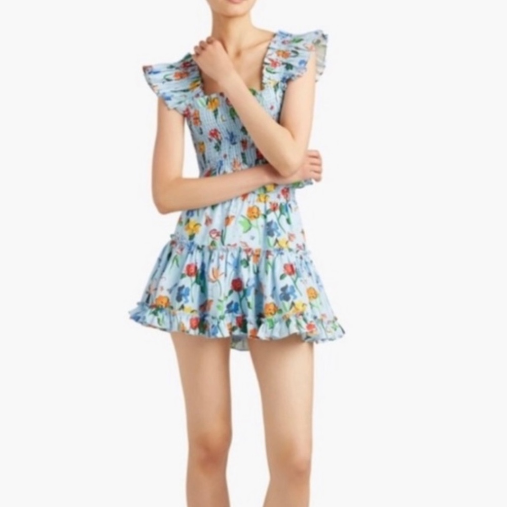 Hill House Linen Paz Set, Space Floral, XS